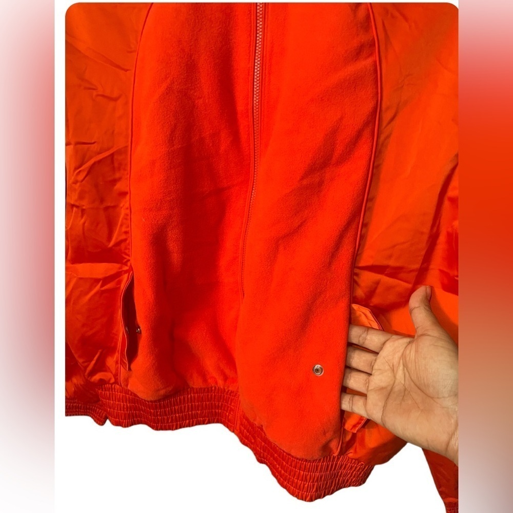 Athleta Jackets & Coats |Athleta Zion Microfleece | Color: Orange/Red | Size: XS - Picture 5 of 9